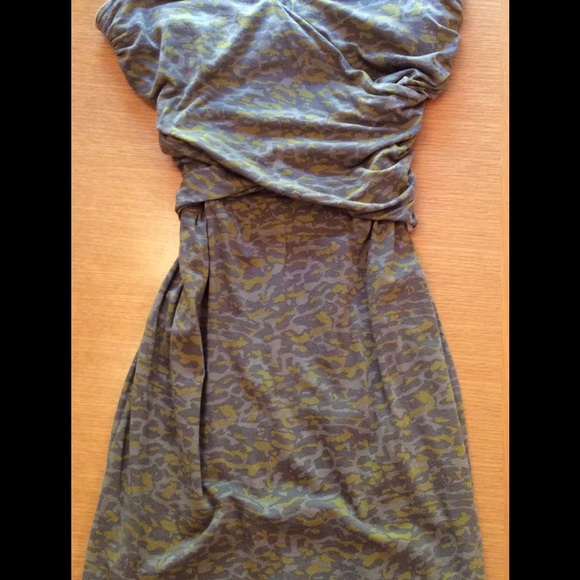 Victoria's Secret khaki strapless bra top dress
