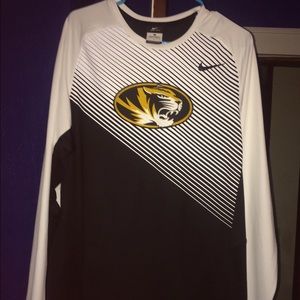 New Nike Mizzou long sleeve shirt Men's