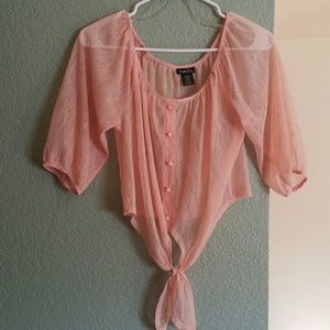 Peach Blouse
