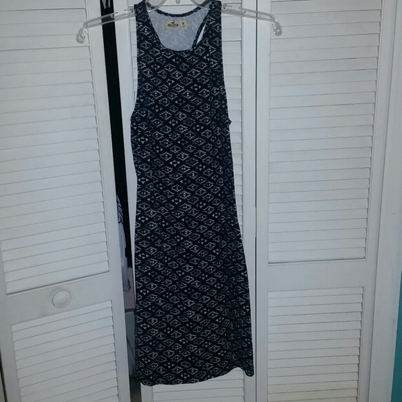 NWOT Hollister Navy Aztec Bodycon Dress