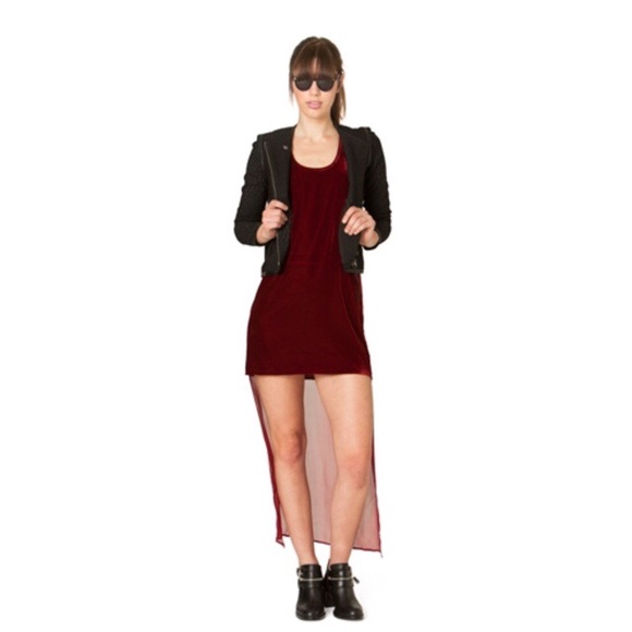 Velvet Tail Dress - Picture 1 of 1