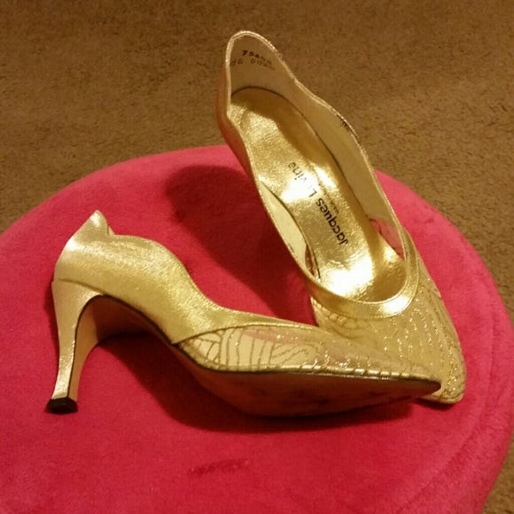 Elegant Gold Heels