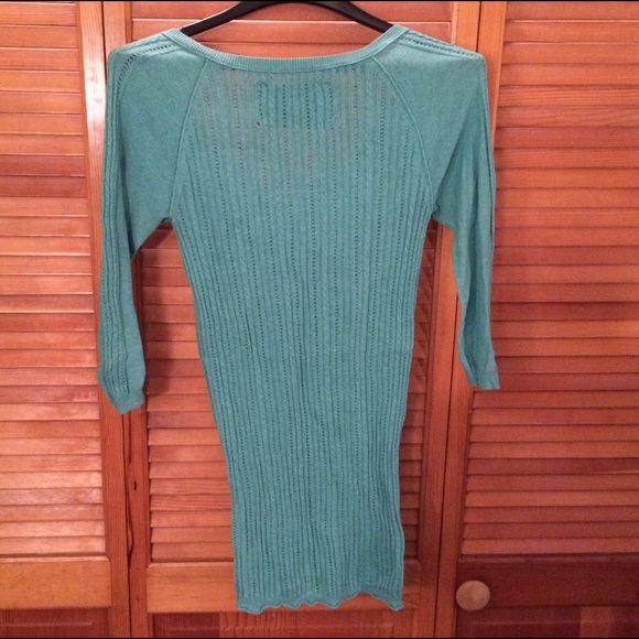 Seafoam Green Sweater-DONATING SOON - Picture 3 of 4