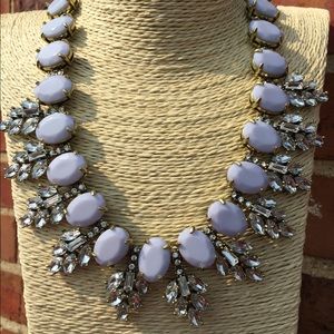 periwinkle statement necklace