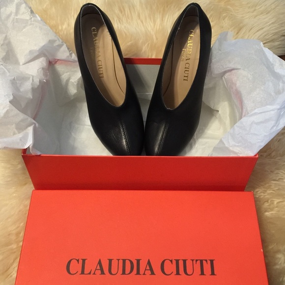 Italian designer Claudia Ciuti booties