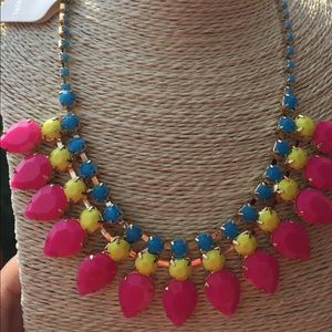 colorful statement necklace