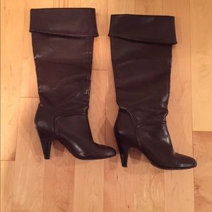 chocolate colored Colin Stuart boots