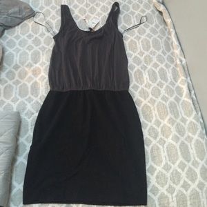Black and grey dress