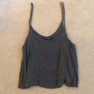 Brandy Melville charcoal grey tank