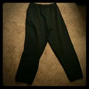 Black sweat pants