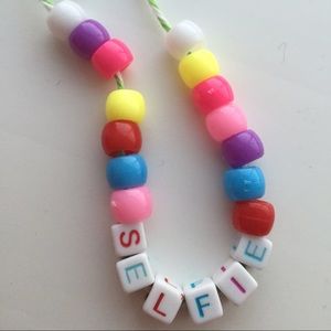 I take selfies✌️90s inspired bracelet