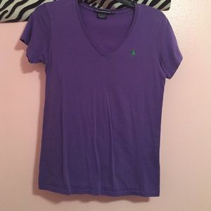 Girls V-Neck polo shirt.