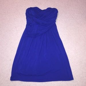 Blue Express Strapless cocktail dress