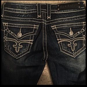 Rock revival bling capris size 26