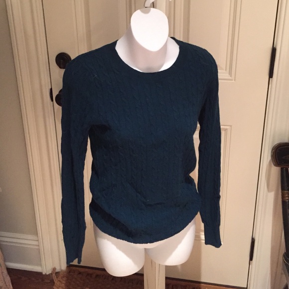 JCrew sweater.  Teal. XS
