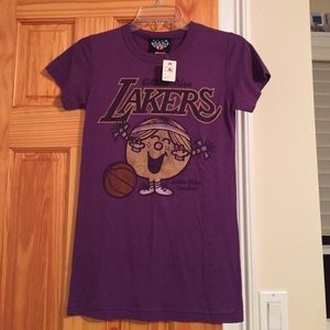 Little miss Lakers purple tee - NEVER WORN