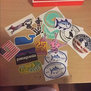 Preppy sticker bundle