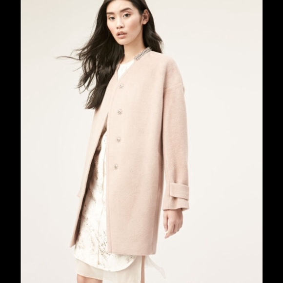 NWT Rebecca Taylor Melton cocoon coat size 8