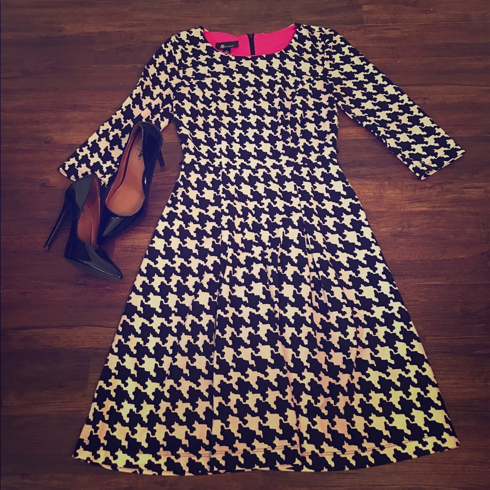 *Reduced* Houdstooth print dress