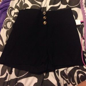 High rise shorts