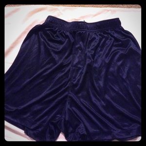 Silk blue boxer shorts