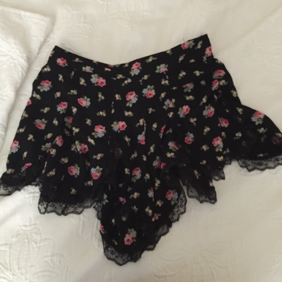 Free people Floral shorts