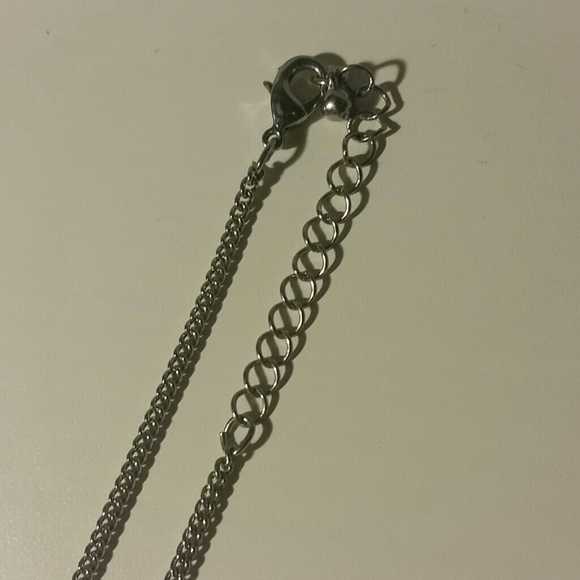 Silver Necklace with Elephant Charm - Picture 3 of 3