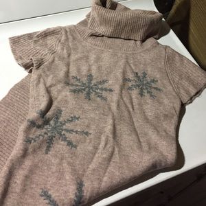 Sweater dress and poncho