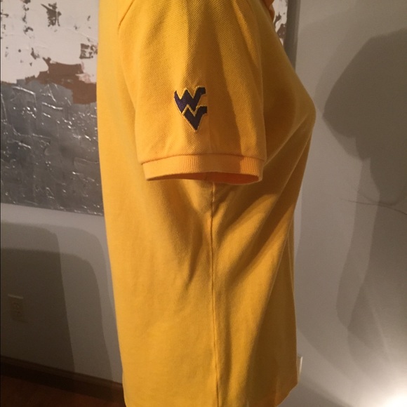 Women's skinny fit polo w/ embroidered school logo