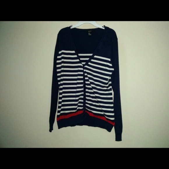 Forever 21 Tops - Striped Cardigan