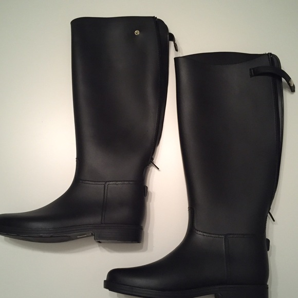 Dirty laundry rain boots