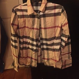- Burberry Long Sleeve Button Down 💕