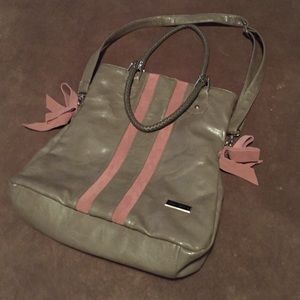 Gray leather Jimmy Choo Handbag