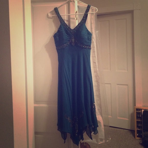 '00s Sue Wong Beaded Cocktail dress