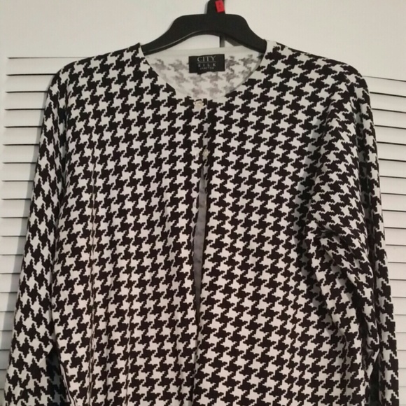 Houndstooth cardigan