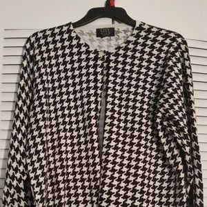 Houndstooth cardigan
