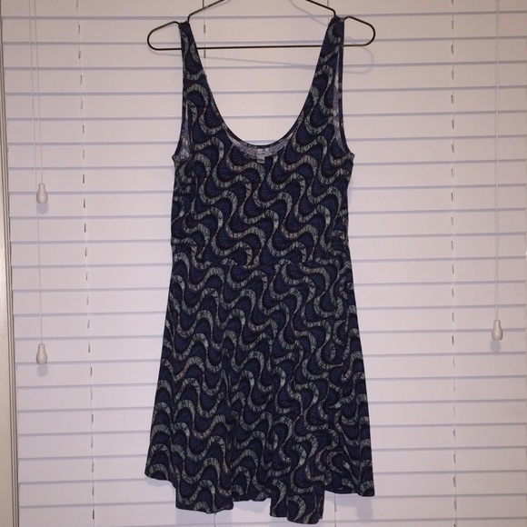 Ecotè blue patterned dress - Picture 1 of 4