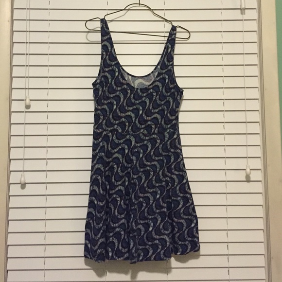 Ecotè blue patterned dress - Picture 2 of 4