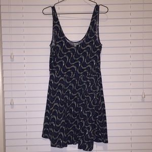 Ecotè blue patterned dress