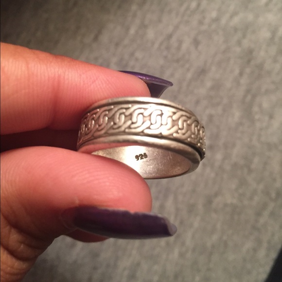 Men's Silver Ring - Picture 1 of 4