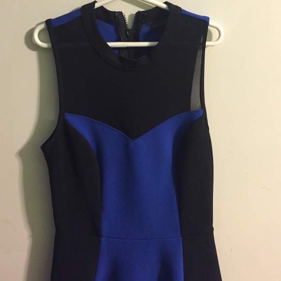 Juniors Blue and Black dress