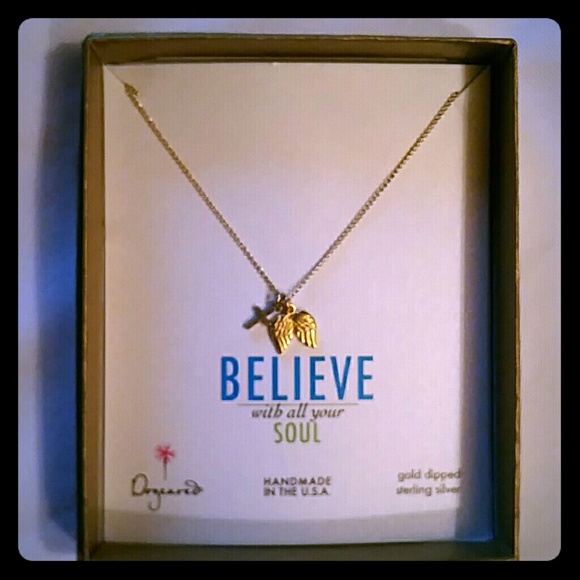 Dogeared Believe With All Your Soul Necklace Rare!