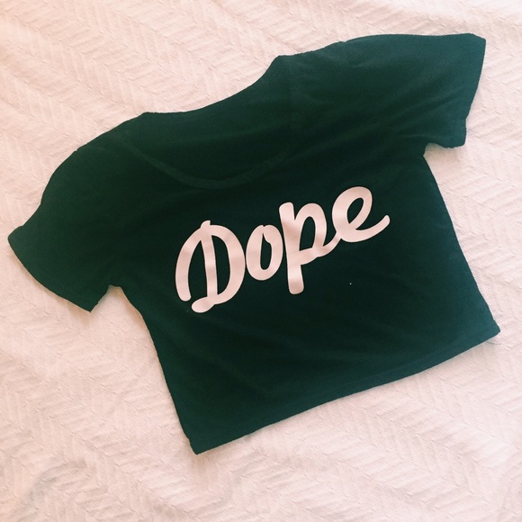 Black Dope crop top