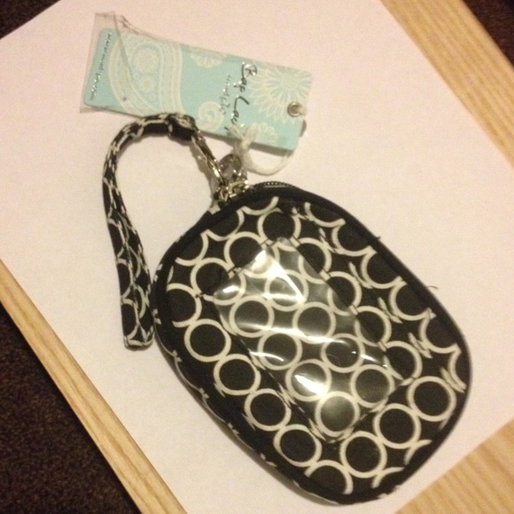Black and White Wristlet - Picture 1 of 2