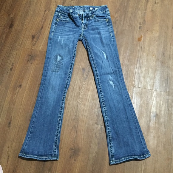 Distressed miss me jeans