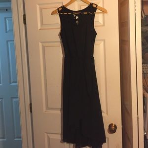 Studio y black high low dress