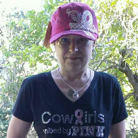 {HP} 🎀Cowgirls United by Pink🎀 Rhinestone Cap - Picture 4 of 4