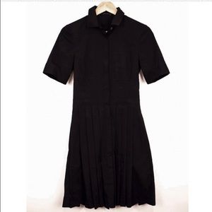 Theory pleated shirt dress