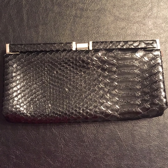 Aldo Faux Snakeskin Clutch