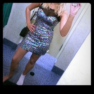 NYE dress! Dont mind the sock ;)
